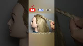 Trenza Cascada súper facil 🤯paratii comparteysigueme peinadosfaciles trenzados shortvideo fy [upl. by Parks224]