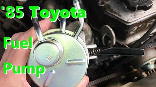 Toyota Pickup 22R FUEL PUMPMechanical Replacement 197992 PICKUPS amp 4 RUNNER [upl. by Lemkul926]