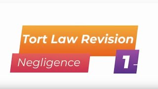 Duty of Care A Level Law Negligence Revision [upl. by Udella]