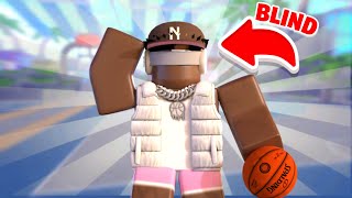 I Played Hoopz Blindfolded I WON ROBLOX HOOPZ [upl. by Ventura]