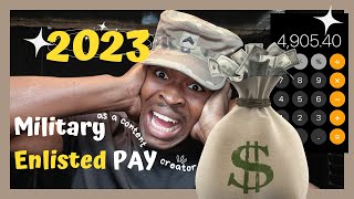 2023 Military Pay…By Rank [upl. by Aissat]