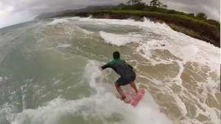 Bodyboarding Pounders  Feb 27th 2012 GoPro HDHero2 [upl. by Beasley515]