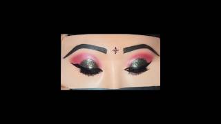 Easy Glitter eyemakeup for beginners😍 viralvideo shortsviral shortvideo ytshorts youtubeshorts [upl. by Kip228]