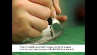 Accessoires Dremel  Forets pour percer le verre 662 et 663 [upl. by Ahsain]