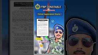 ITBP Constable Tradesman Kitchen Service Online Application Full Process Detail Video [upl. by Nolyarb]