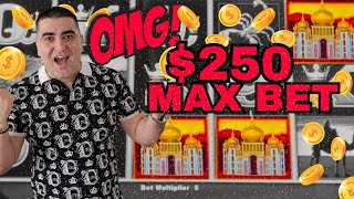 OMG So Many 250 Max Bet BONUSES  EPIC CASINO PLAY [upl. by Prem636]