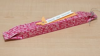 Ein Amicelli als Gastgeschenk verpackt mit Stampin Up [upl. by Kathryn]