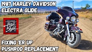 Harley Electra Glide Pushrod Replacement [upl. by Atwahs]