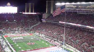 National Anthem at the Ohio State versus Illinois Football game [upl. by Mountfort]