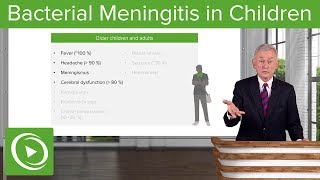 Bacterial Meningitis Symptoms in Children – Infectious Diseases  Lecturio [upl. by Hebner]