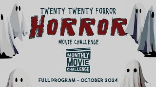 quotHorror 2024quot Movie Challenge Program [upl. by Dopp]