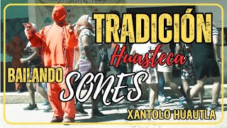 👹TRADICIÓN HUASTECA quotMatlachines en Xantolo Huautlaquot [upl. by Niwle]