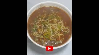 veg Manchow Soupy noodles  Indo Chinese recipes noodles shorts [upl. by Nyladam]