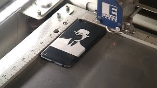 Demo of Epilog Mac Driver  iPod Touch Engraving [upl. by Dinnage550]