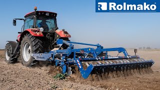 Ecoschemes with the Rolmako U436 cultivator for ploughless tillage [upl. by Wittenburg]