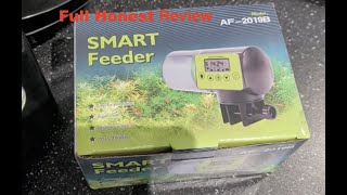 Auto Feeder Review Perfect for Fry tanks 👍🏻 Smart Feeder AF2019B [upl. by Beryl]