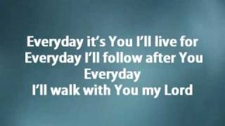 Everyday  Hillsong w lyrics [upl. by Llertnom]