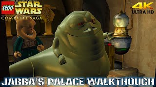 LEGO Star Wars The Complete Saga  JABBAS PALACE  Blue Minikits Challenge Mode [upl. by Fanning]