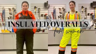 Insulated Overalls for Women  Regular amp HiVis Overalls [upl. by Nosila]