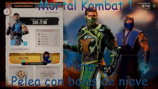 Pelea con Bolas de Nieve  Pista Invasión  Mortal Kombat 1  MK1 S6 KLUE  Español Latino [upl. by Arel]