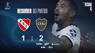 Copa Diego Maradona  Fases  Fecha 2  resumen de Independiente  Boca [upl. by Ysabel]