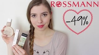 HAUL PROMOCJA ROSSMANN podkłady pudry bronzery i korektory do twarzy [upl. by Tnecniv]