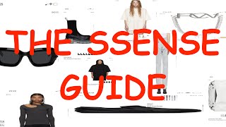 A GUIDE TO SSENSE SSENSE SALE HAUL AND MORE [upl. by Inalaehak]