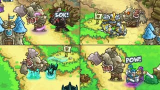 All baracks vs Razing Rhino Kingdom rush Alliance [upl. by Arreik]