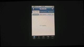 Get Facebook on your iPhone 3G [upl. by Bannerman]