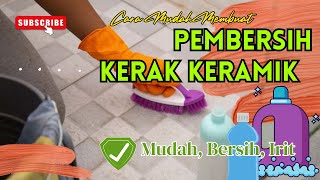 Cara Membuat Pembersih Kerak Keramik Kamar Mandi  Tutorial Membuat Pembersih Keramik [upl. by Ahsok]