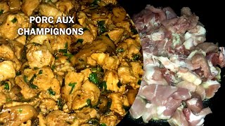 Sauté de porc aux champignons les recettes traditionnelles de la Réunion [upl. by Perkin890]