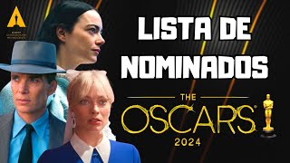 LISTA DE NOMINADOS A LOS OSCARS 2024 y ¿DÓNDE VER CADA PELÍCULA GUÍA COMPLETA [upl. by Chet]