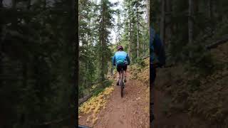 sun rain hail warm cold… bit of everything west ridge trail  keystone colorado mtb [upl. by Lombardo]