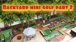 Back Yard Mini Golf Part 2  How To [upl. by Verlie]