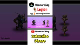 The 🐐 Legion egg🥚 hatching moment monsterlegends shorts [upl. by Kcirdneh]