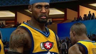 NBA 2K13 My Team  LeBron Under Knees Lob [upl. by Christianna]