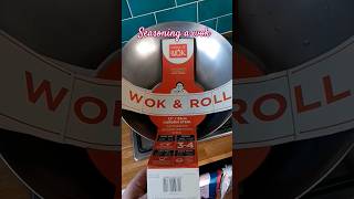 Seasoning A New Wok WokampRoll StirFry Cooking [upl. by Uno39]