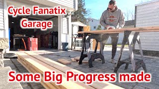 Time For Some Framing  Garage Renovation 5 [upl. by Elyag695]