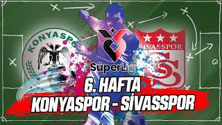 Süper Lig 6 Hafta Konyaspor vs Sivasspor [upl. by Giavani]