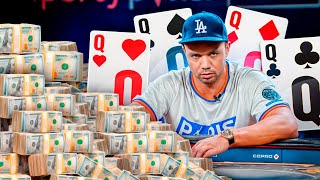 Phil Ivey Hits QUADS in 1140000 High Stakes FINAL TABLE [upl. by Perry]