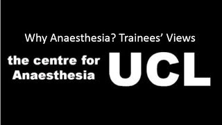 Why Anaesthesia Trainees Views [upl. by Leinod]