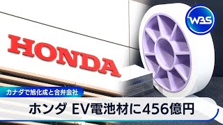 ホンダ EV電池材に456億円 カナダで旭化成と合弁会社【WBS】 [upl. by Annaear]