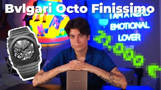 LOROLOGIO PIù SOTTILE e LEGGERO  UNBOXING BULGARI OCTO FINISSIMO [upl. by Ahsen421]