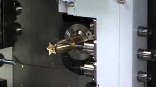 Star Micronics SR20R IV Sliding Head Lathe Demonstration [upl. by Madriene]