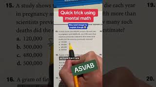 ASVAB Arithmetic Reasoning 15 explained [upl. by Iad]