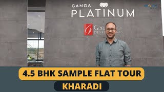 Ganga Platinum  Kharadi  Project Review  Sample Flat Tour  Realtyroof [upl. by Dyke589]