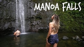 Manoa Falls Hike  Oahu  Hawaii [upl. by Suanne]