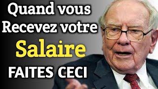 8 Étapes pour devenir riche avec votre SALAIRE selon WARREN BUFFET [upl. by Crescint]