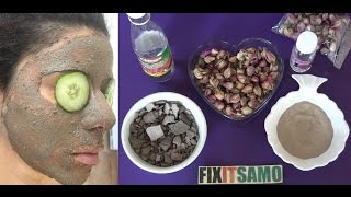 DIY Moroccan Rassoul  Ghassoul Clay Facial Body Hair Detox Cleanser Mask [upl. by Beverlie536]