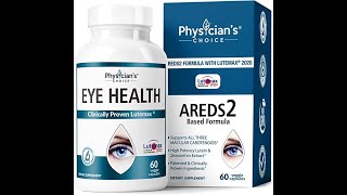 Areds 2 Eye Vitamins w Lutein Zeaxanthin amp Bilberry Extract [upl. by Cara962]